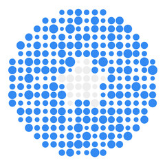 Somalia Silhouette Pixelated pattern map illustration