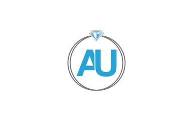 Diamond jewellery logo and diamond logotype circle jewelry icon design vector