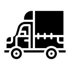 delivery truck vehicle transport transportation icon