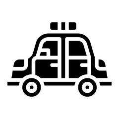 police car vehicle transport transportation icon
