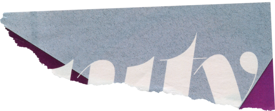 gray textured scrap of journal paper	