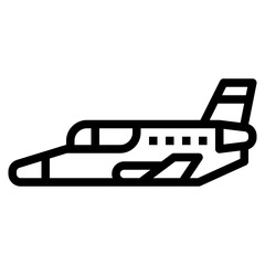 jet vehicle transport transportation icon