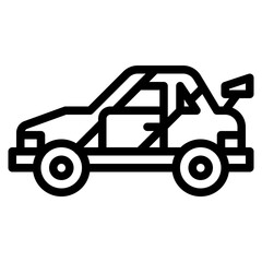 racing car vehicle transport transportation icon