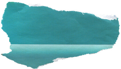 blue scrap magazine paper