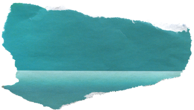 blue scrap magazine paper