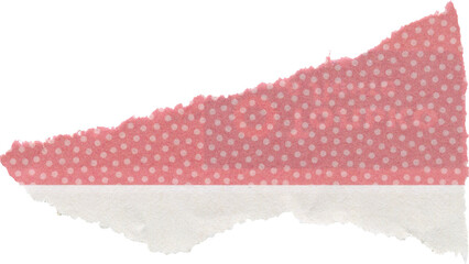 pink textured scrap of journal paper