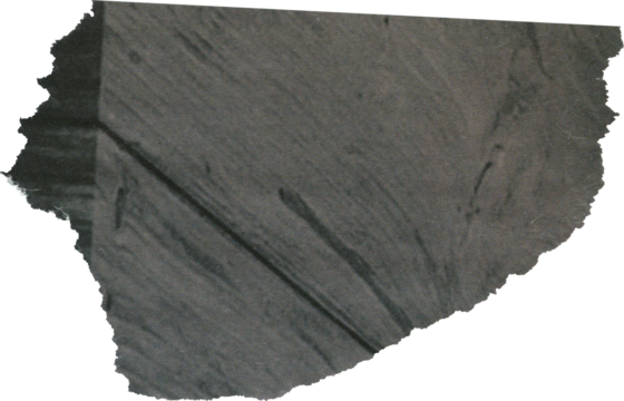 gray textured scrap of journal paper