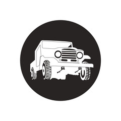 off-road suv car 4x4 icon © RN 3540