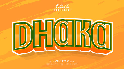 editable text effect - India republic day style theme