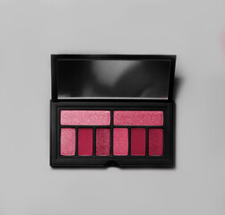 Blank of cosmetic. New 2023 trending PANTONE Viva magenta colour