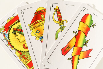 Deck of spanish cards - 551034640