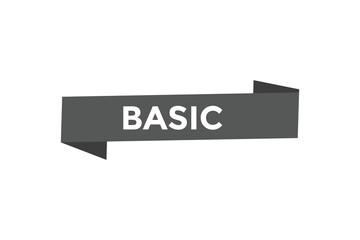 Basic button. web banner template Vector Illustration
