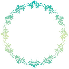 イラスト素材: レトロ、アンティーク、ビンテージのフレーム。ゴージャスな飾り罫オーナメント