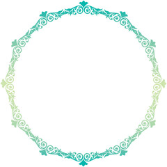 イラスト素材: レトロ、アンティーク、ビンテージのフレーム。ゴージャスな飾り罫オーナメント