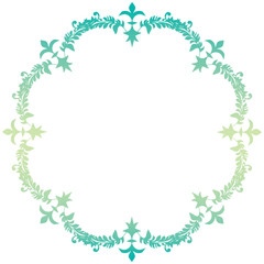 イラスト素材: レトロ、アンティーク、ビンテージのフレーム。ゴージャスな飾り罫オーナメント