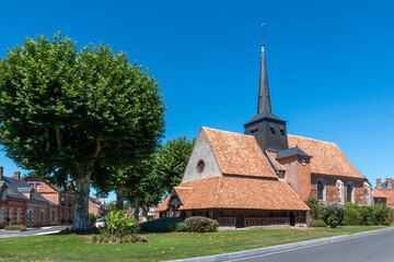 Fototapeta na wymiar Eglise Saint-Martin de Souvigny-en-Sologne