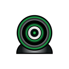 Webcam sign icon.
