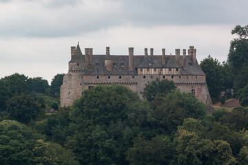 Fototapeta na wymiar château de la roche-jagu