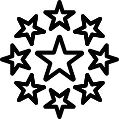 Star Vector Icon Design Illustration