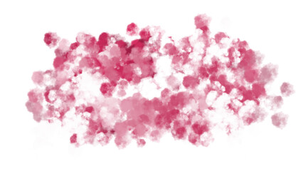Red and white watercolor backgrounds and textures with colorful abstract art creations. Glowing smoke or cloud texture. PNG transparent available.