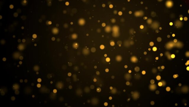 rich awards abstract gold background particle video