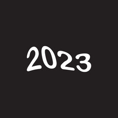 happy new years 2023 illustration, welcome to 2023.