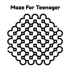 Maze Puzzle Challenge For Teenager