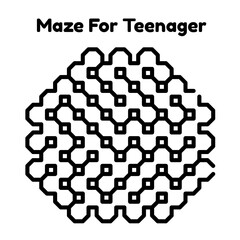 Maze Puzzle Challenge For Teenager