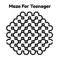 Maze Puzzle Challenge For Teenager