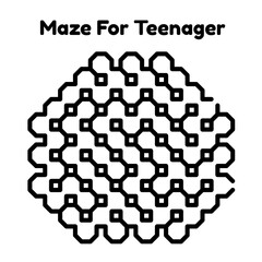 Maze Puzzle Challenge For Teenager