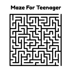 Maze Puzzle For Teenager