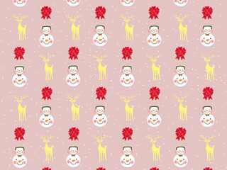 Christmas Cartoon theme Pattern Digital Paper