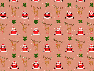 Christmas Cartoon theme Pattern Digital Paper