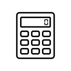 calculator icon vector design template simple and elegant