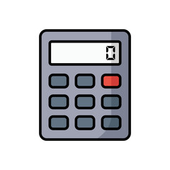 calculator icon vector design template simple and elegant