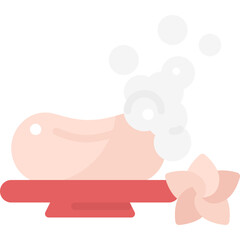 Soap Cleaning Spa Beauty Healthcare flat icon