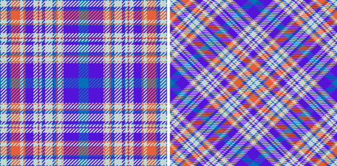 Background tartan vector. Texture check plaid. Fabric textile pattern seamless.