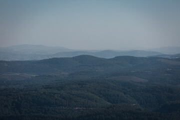 On the top of Israel mountains 