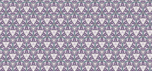 Blue Purple Seamless Pattern
