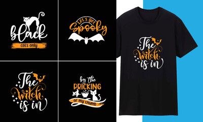 Halloween Typography , Party  , Halloween day , SVG , T shirt Design bundle 