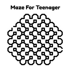 Maze Book Pages For Teenager's