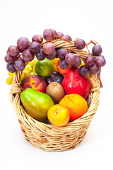fresh and healthy multi colored fruits