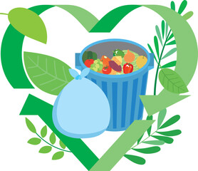 生ゴミや廃棄食材の有効活用イメージ