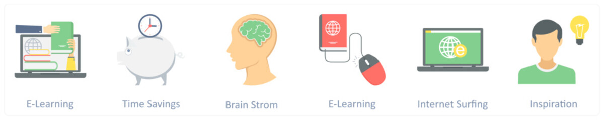 e-learning, time savings, brain storm