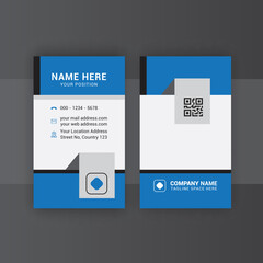Modern nice Elegant business card template with clean shapes