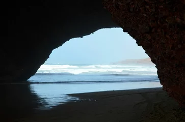 Foto auf Acrylglas view at legzira beach, morocco © Holger