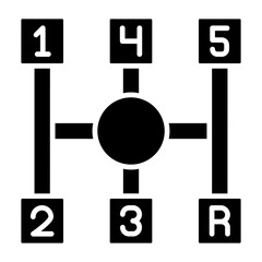 Transmission Glyph Icon