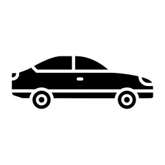 Car Glyph Icon