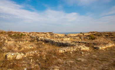 The ruins of Argamum - Orgame fortress - Romania