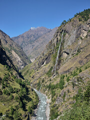 Fototapeta na wymiar Tsum Valley Trekking, Nepal